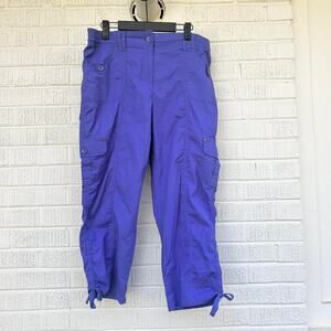 Chico's Y2K Periwinkle Purple Cargo Pants